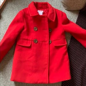 Baby girl pea coat size 18-24 months